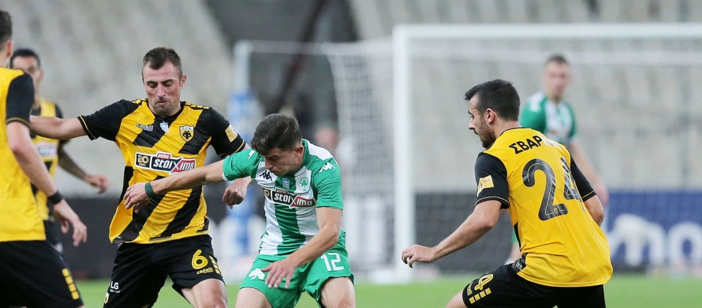 «Χ»άλασε την ΑΕΚ ο Παναθηναϊκός - Έμειναν στο (1-1) οι δύο ομάδες